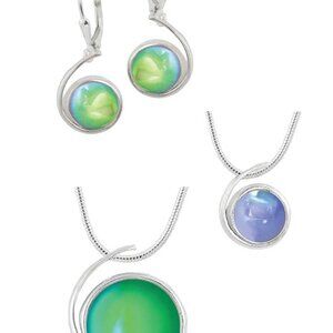 Wave (6 Pcs) Handmade Crystal Earrings & Pendants Jewelry